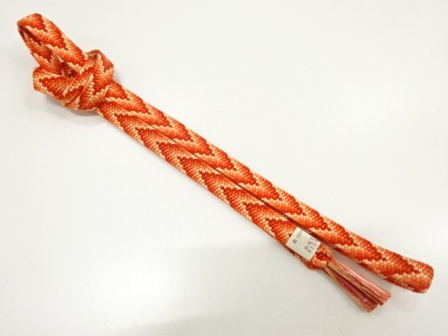 未使用品　正絹　手組帯締め